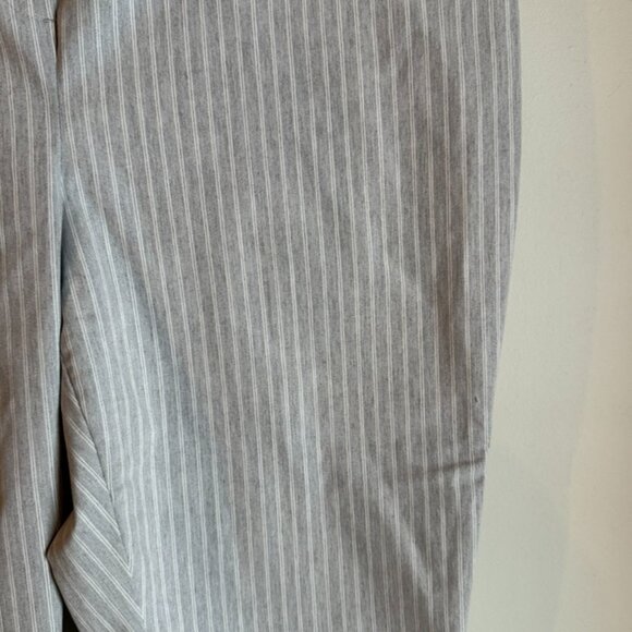 Pennigtons Size 20 Gray and White Stripe Pants - Picture 7 of 9